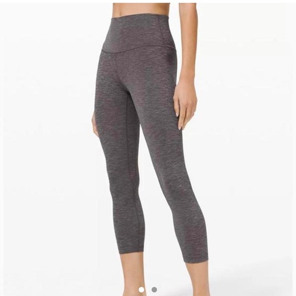 lululemon athletica Pants - Grey and Black Heathered 25’ Align leggings
